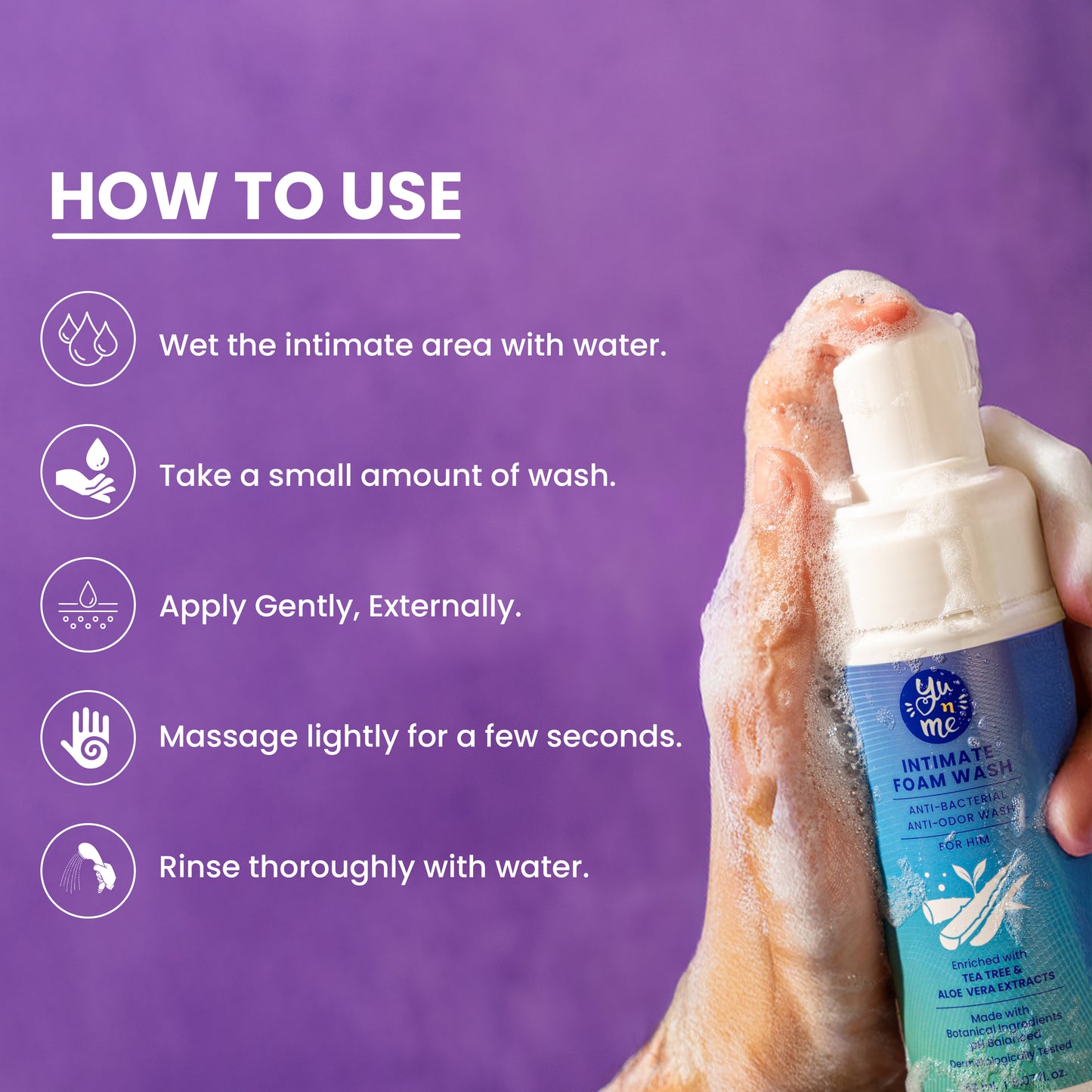 Intimate Foam Wash for Him