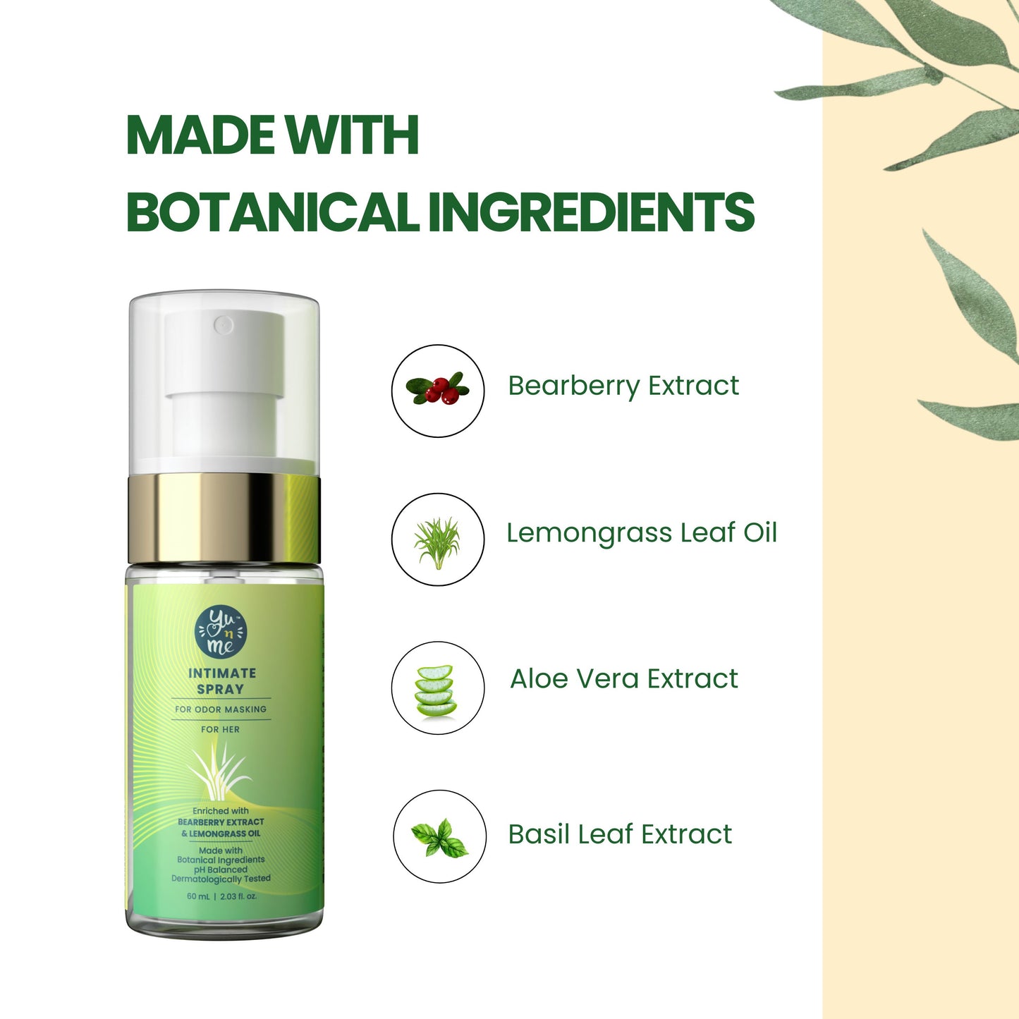 Odor Masking Intimate Spray for Her