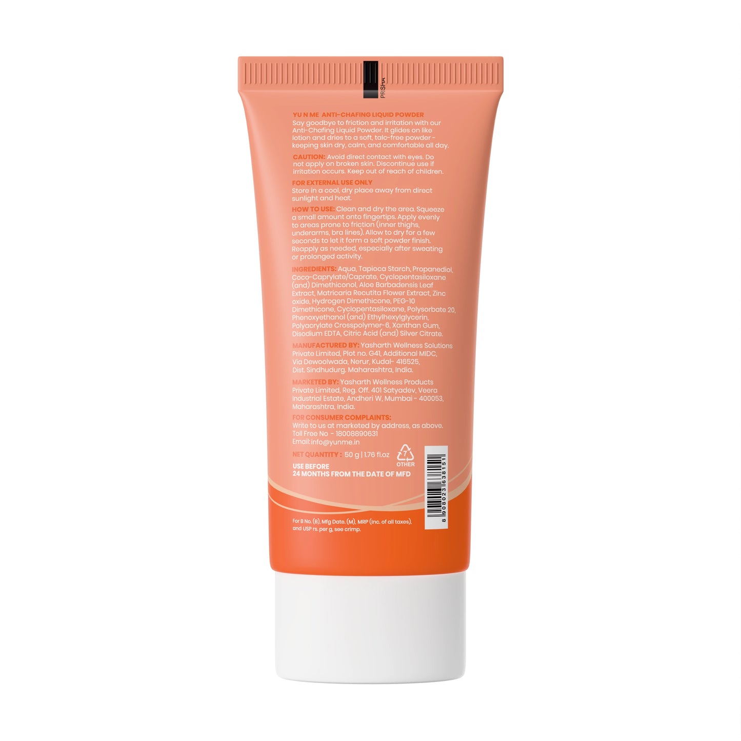 Yu n Me Anti-Chafing Cream