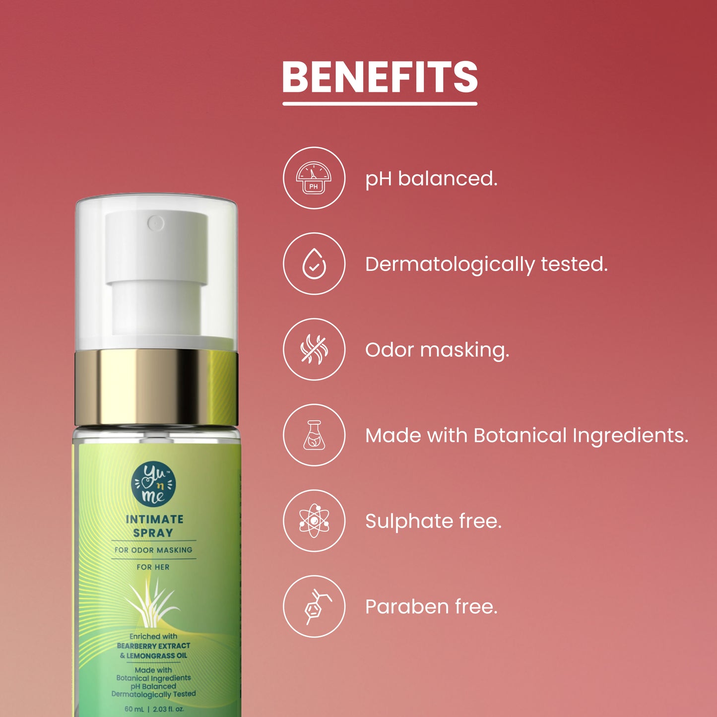 Odor Masking Intimate Spray for Her