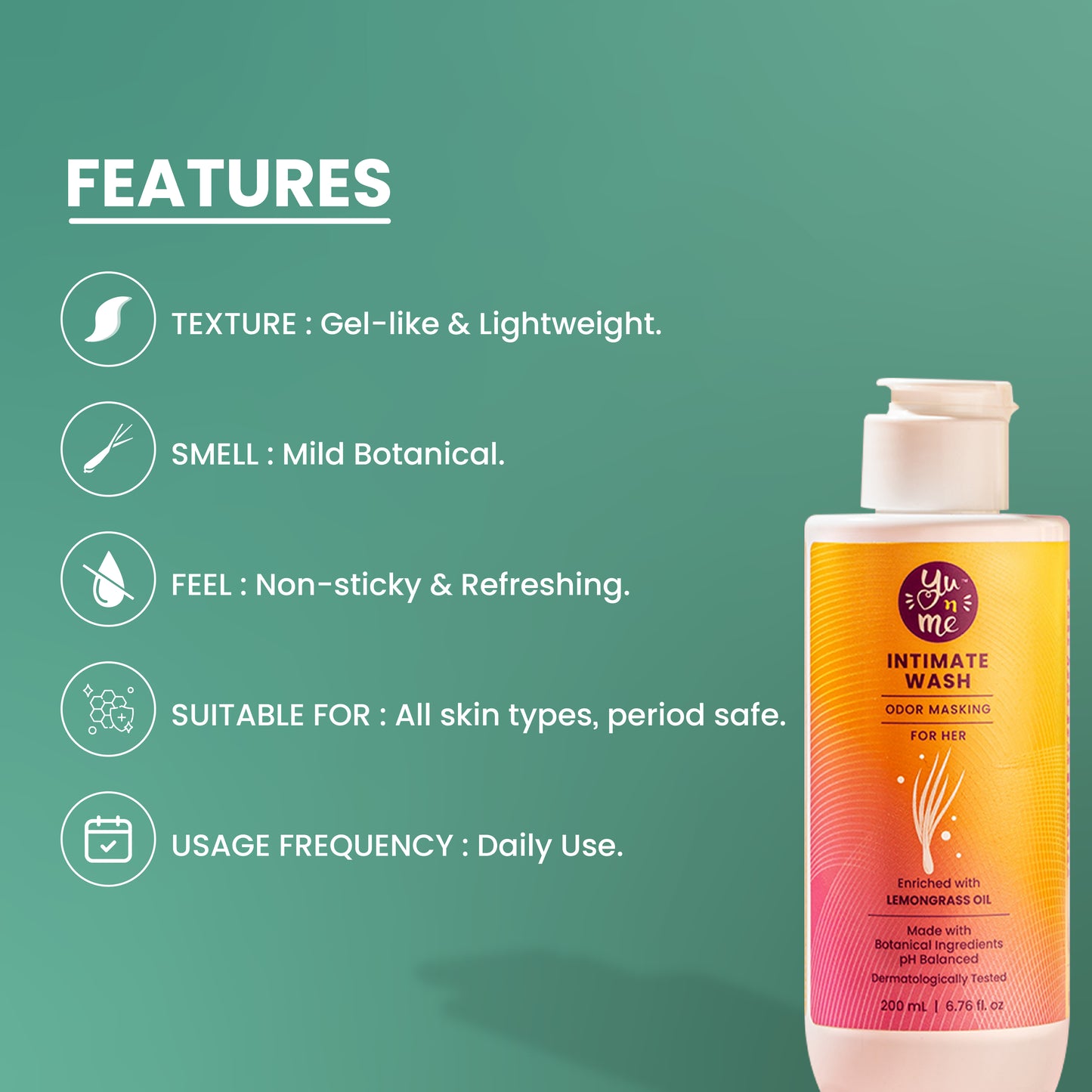 Yu n Me Odor Masking Intimate Wash for Her