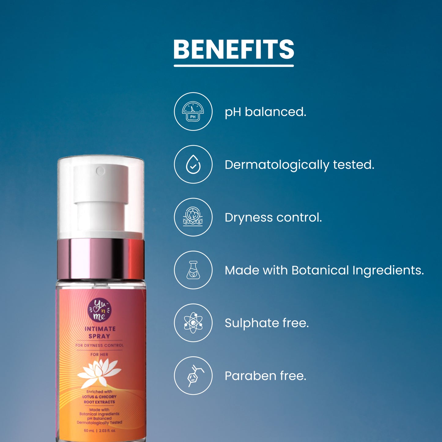 Dryness Control Intimate Spray for Her