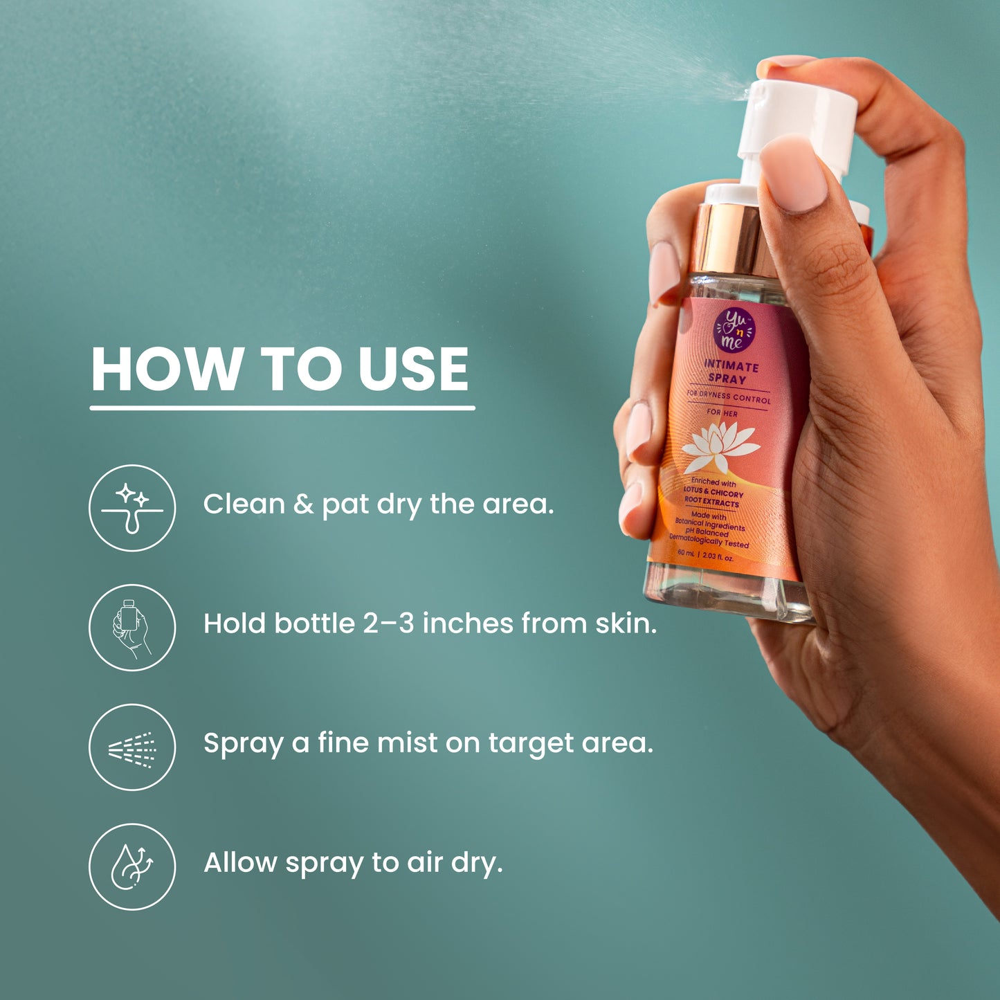 Dryness Control Intimate Spray for Her