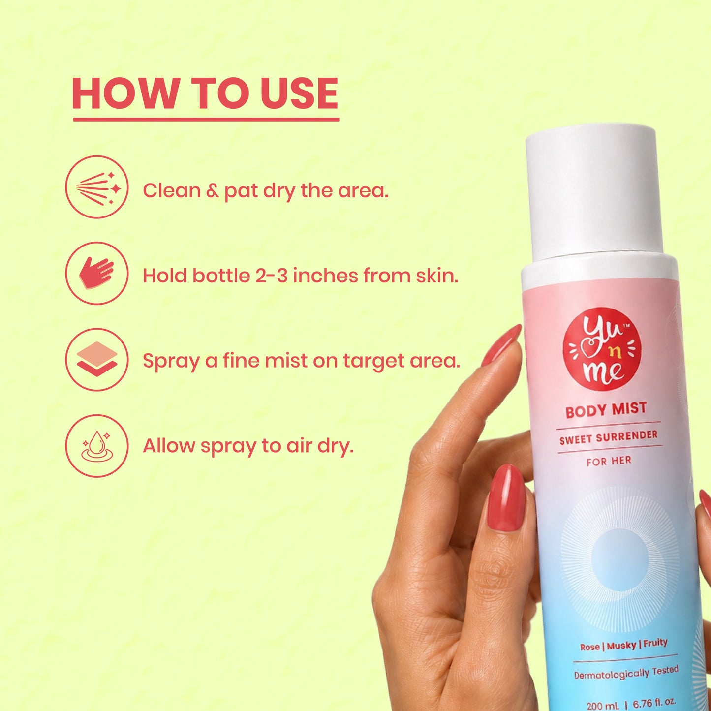 Sweet Surrender Body Mist for Her