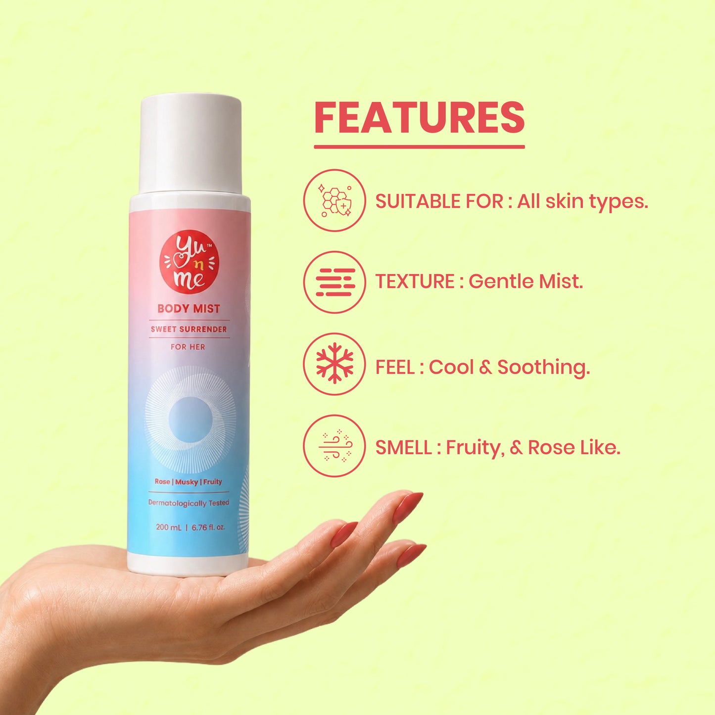 Sweet Surrender Body Mist for Her