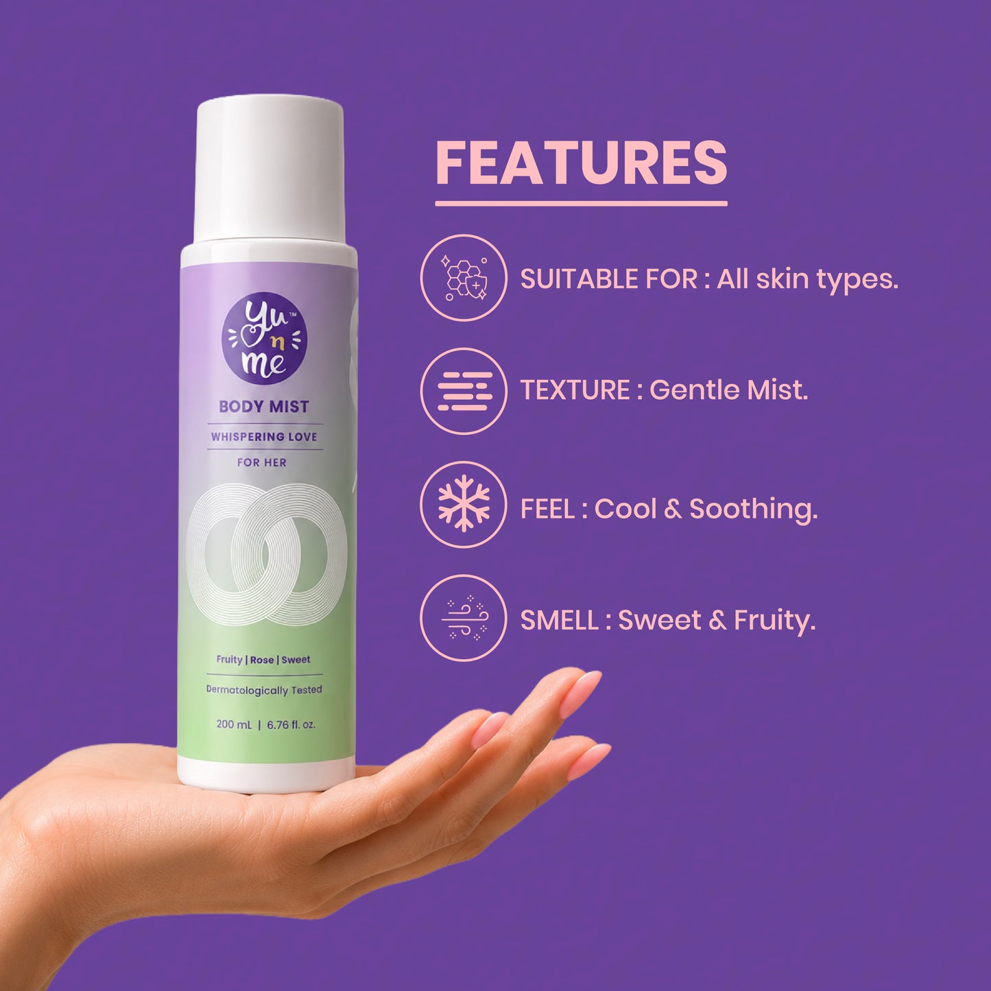 Whispering Love Body Mist for Her