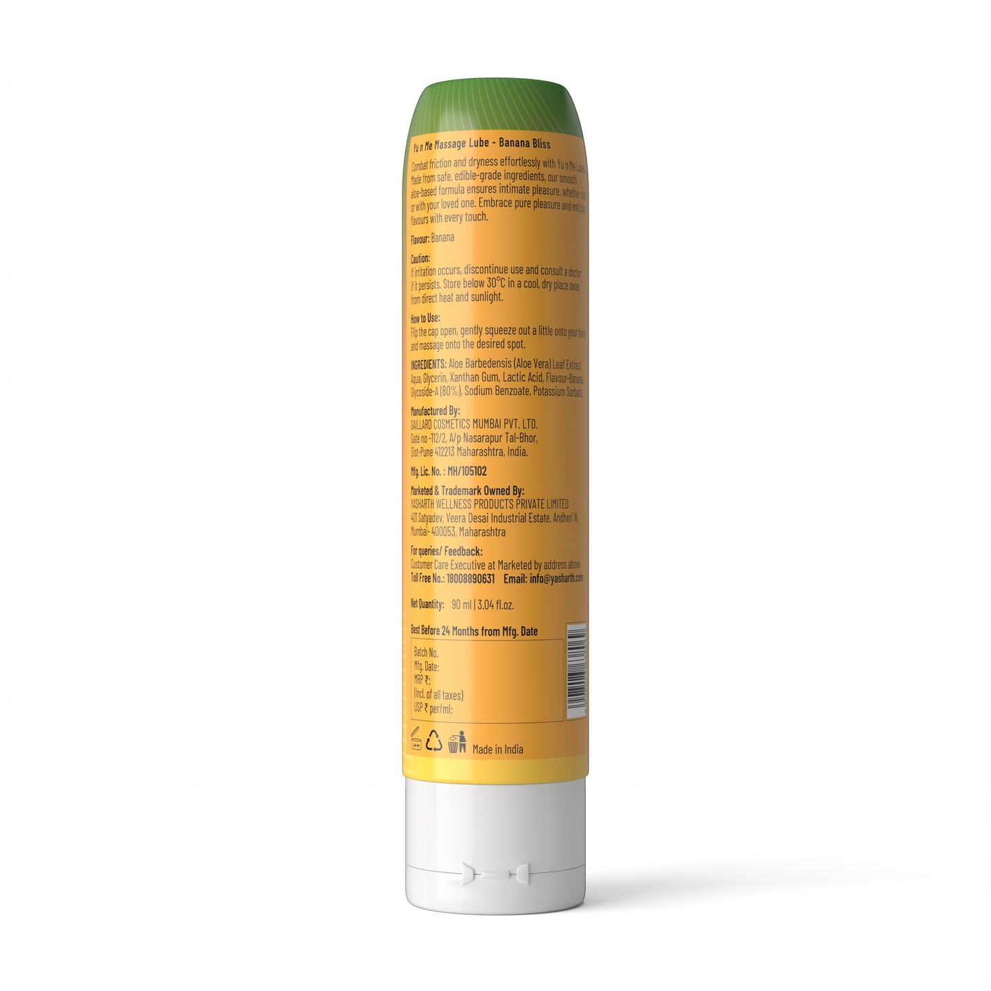 Yu n Me Banana Bliss Lubricant