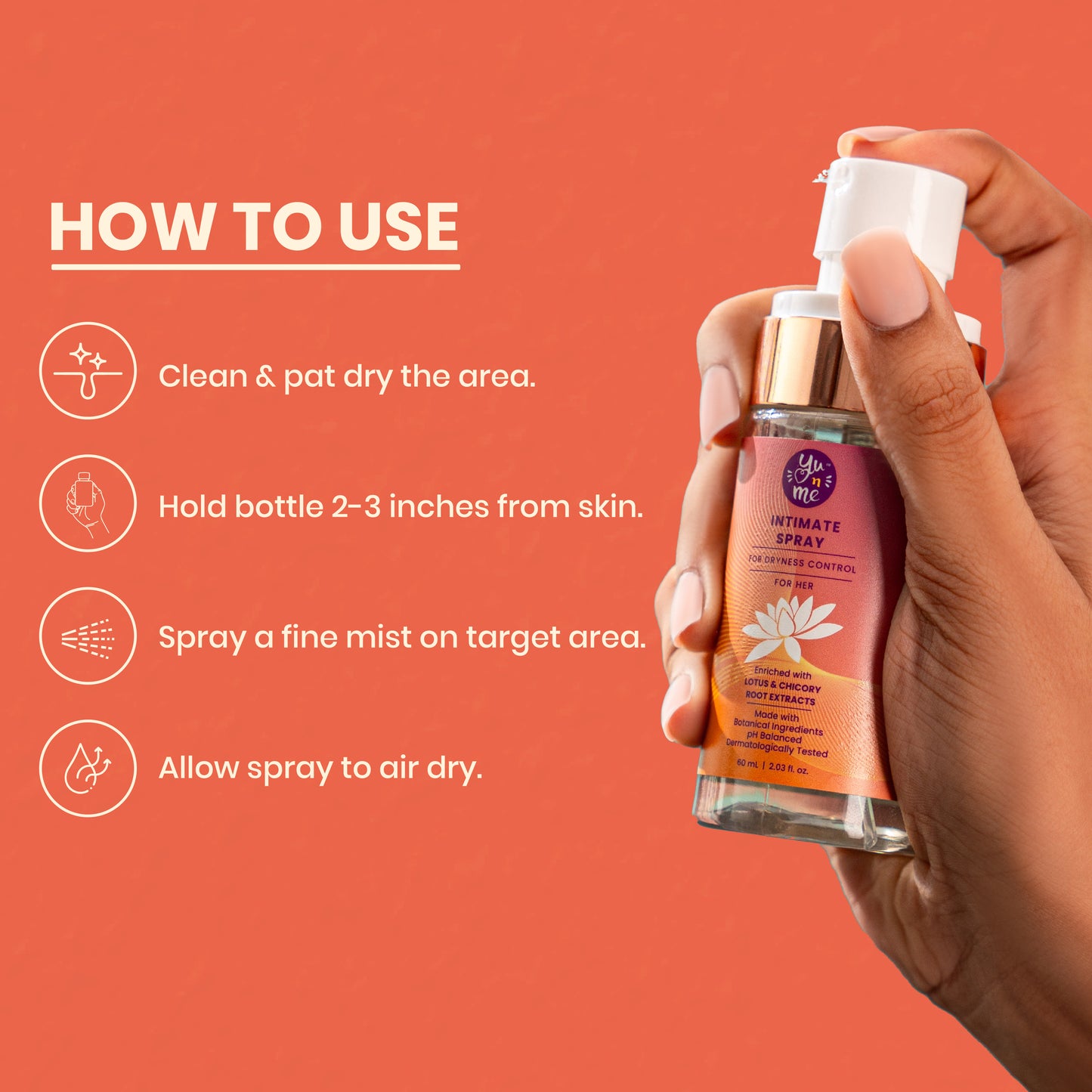 Dryness Control Intimate Spray for Her