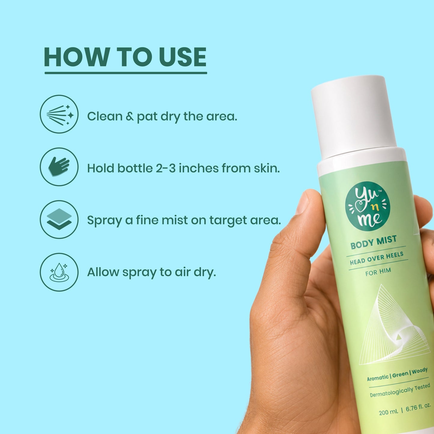 Head Over Heels Body Mist for Him