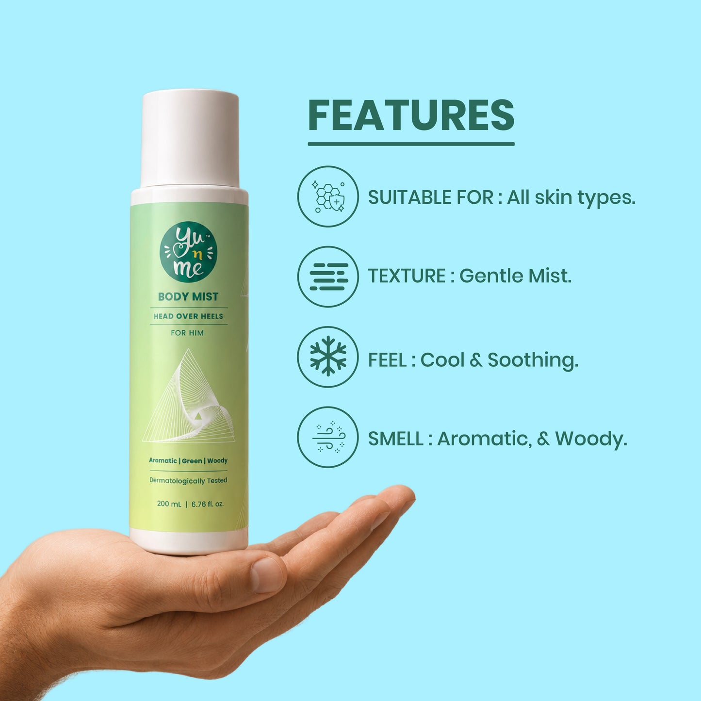 Head Over Heels Body Mist for Him