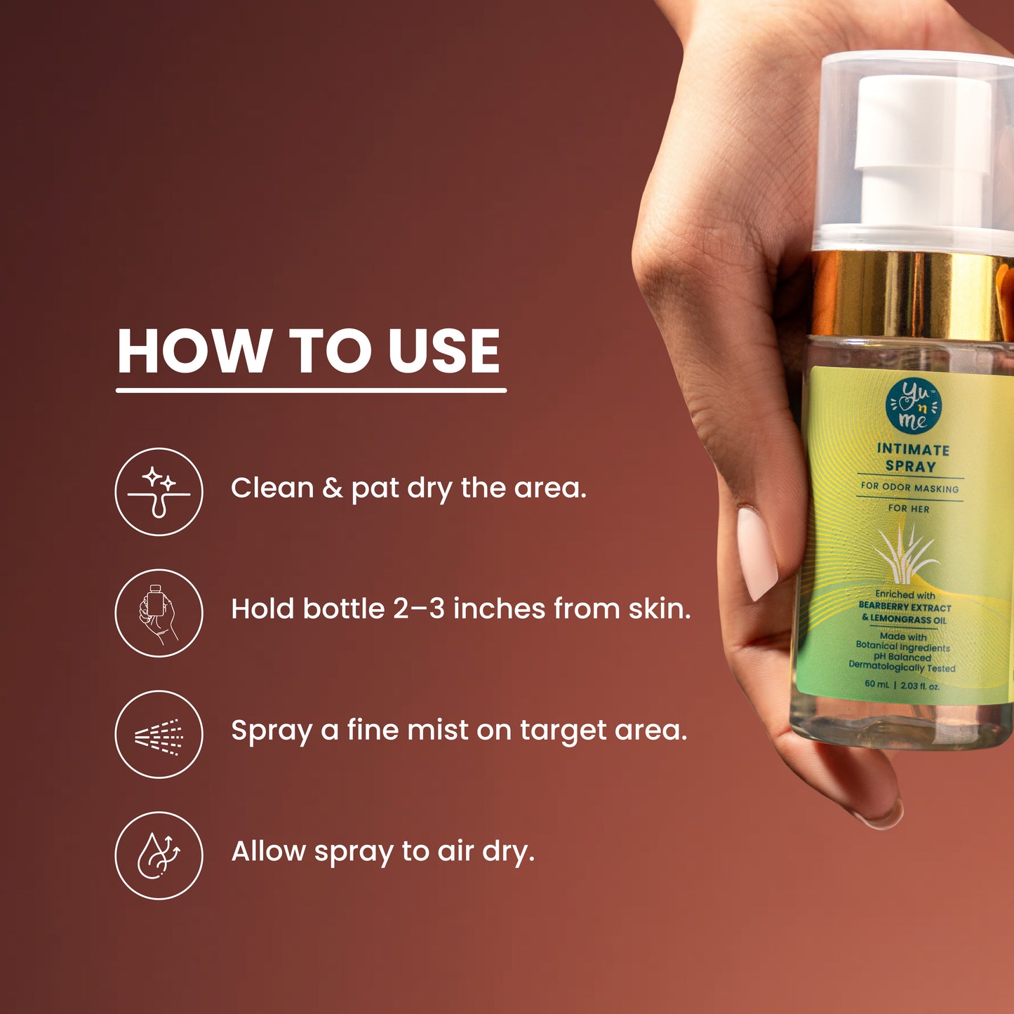 Odor Masking Intimate Spray for Her