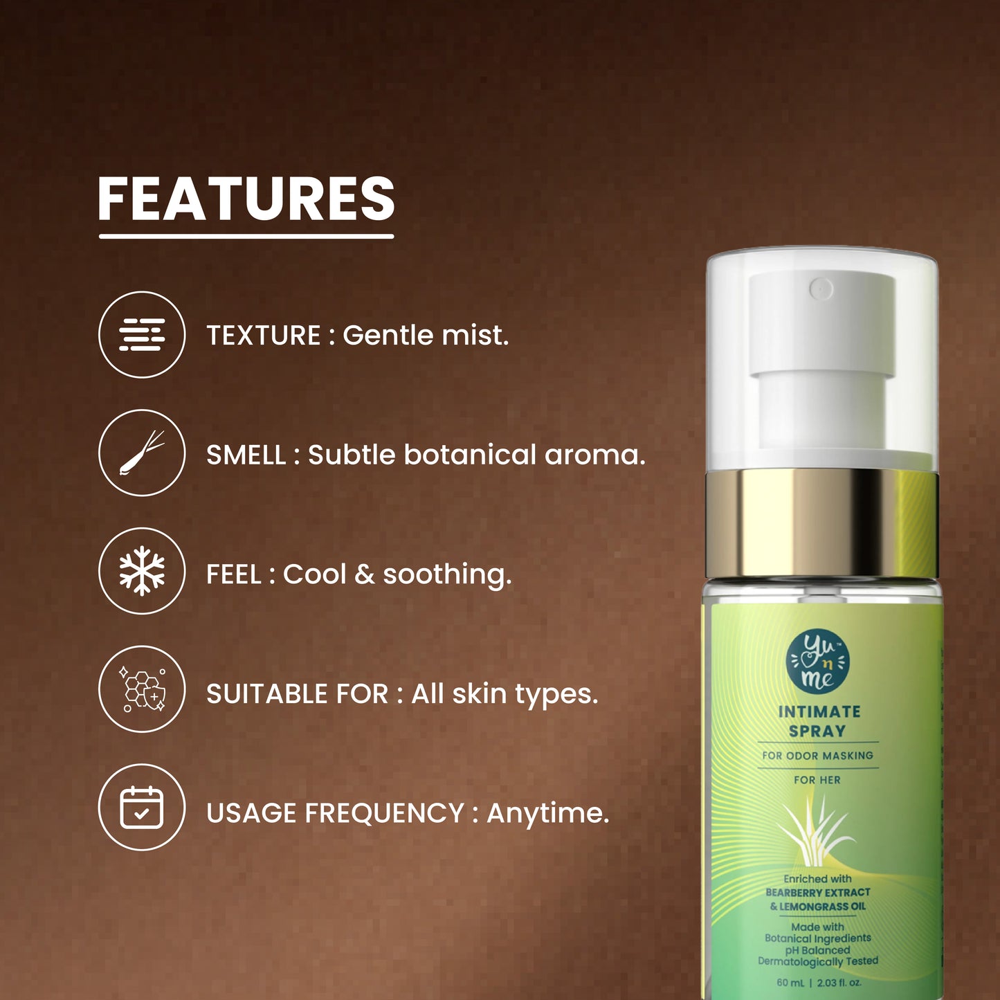 Odor Masking Intimate Spray for Her