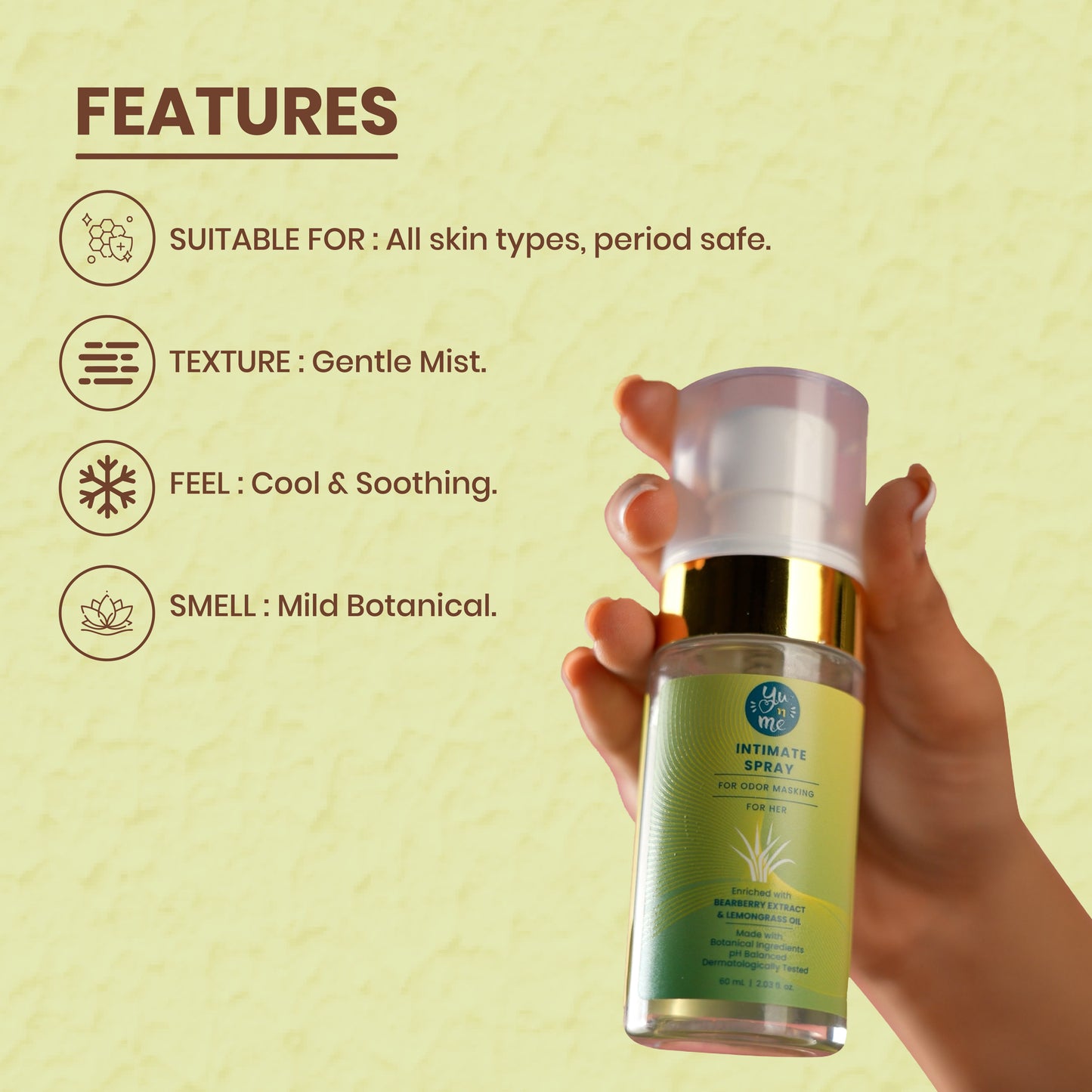 Odor Masking Intimate Spray for Her